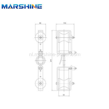 ABR045 Cradle Blocks Fiber Optic Cable Vervanger